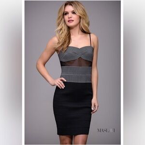 MASLAVI JOVANI CONTEMPORARY DRESS M625A
